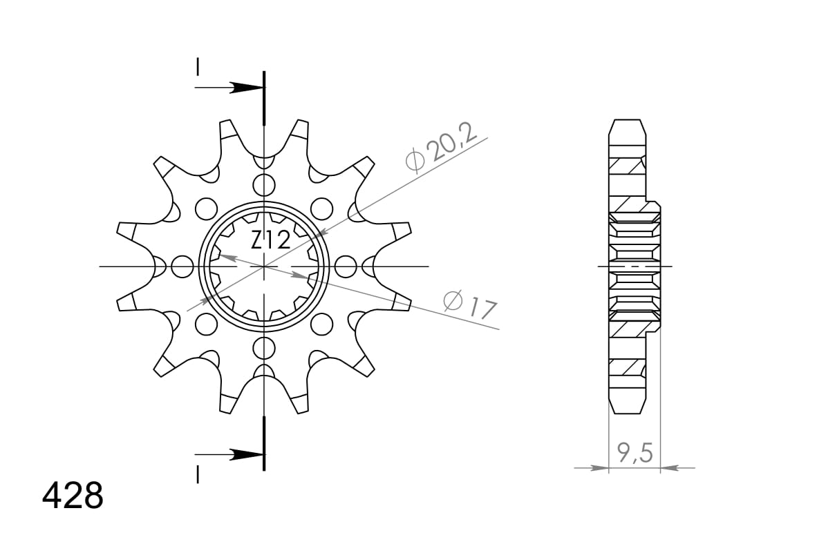 Priekinė žvaigždė SUPERSPROX CST-1907:12