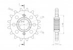 Priekinė žvaigždė SUPERSPROX CST-339:15 15T, 530