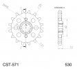 Priekinė žvaigždė SUPERSPROX CST-571:15 15T, 530