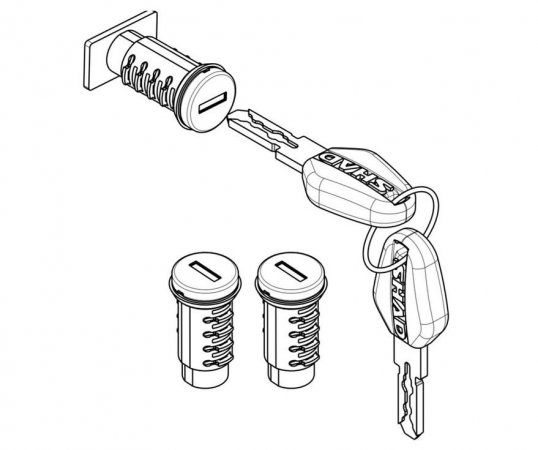 Replacement locks & keys SHAD TERRA skirtas KAWASAKI Z 1000