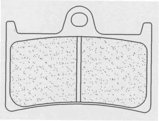 Stabdžių trinkelės CL BRAKES XBK5 skirtas YAMAHA YZF 1000 R Thunderace (1996-2001)