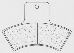 Stabdžių trinkelės CL BRAKES ATV1