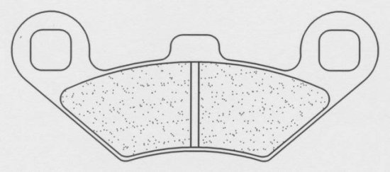 Stabdžių trinkelės CL BRAKES ATV1 skirtas ATV POLARIS Xpedition 325 (2000-2002)