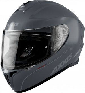 FULL FACE helmet AXXIS DRAKEN ABS solid grey matt , S dydžio