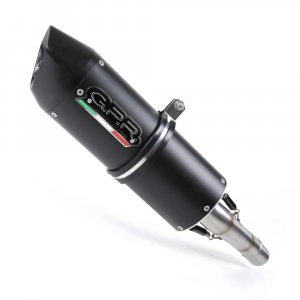 Slip-on exhaust GPR FURORE EVO4 Matte Black including removable db killer, link pipe and catalyst