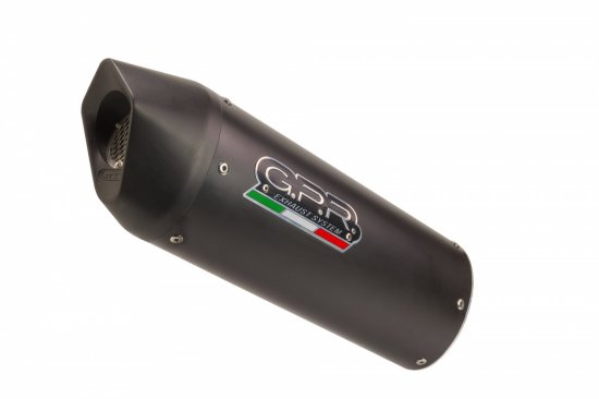 Slip-on exhaust GPR E5.Y.232.FNE4 FURORE EVO4 Matte Black including removable db killer and link pipe