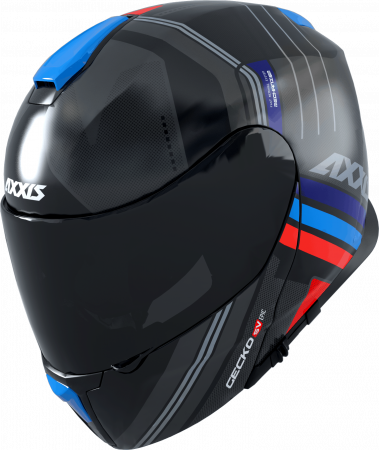 FLIP UP helmet AXXIS GECKO SV ABS epic b1 matt black , XL dydžio skirtas CAGIVA Elefant 650