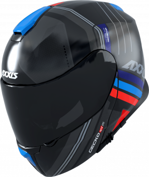 FLIP UP helmet AXXIS GECKO SV ABS epic b1 matt black , XS dydžio