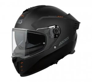 FULL FACE helmet AXXIS HAWK SV solid a1 matt black , M dydžio