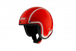 JET helmet AXXIS HORNET SV ABS royal a4 gloss fluor red , L dydžio