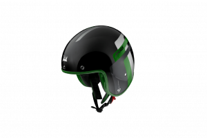 JET helmet AXXIS HORNET SV ABS old style b6 gloss green , XXL dydžio