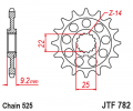 Priekinė žvaigždė JT JTF 782-16 16T, 525