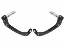 Lever guard ACCOSSATO with black eyelet and insert right + left , carbon