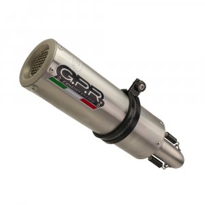 Slip-on exhaust GPR M3 Brushed Stainless steel including link pipe