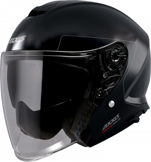 JET helmet AXXIS MIRAGE SV ABS solid black matt , S dydžio