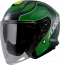 JET helmet AXXIS MIRAGE SV ABS village c6 matt green , XS dydžio