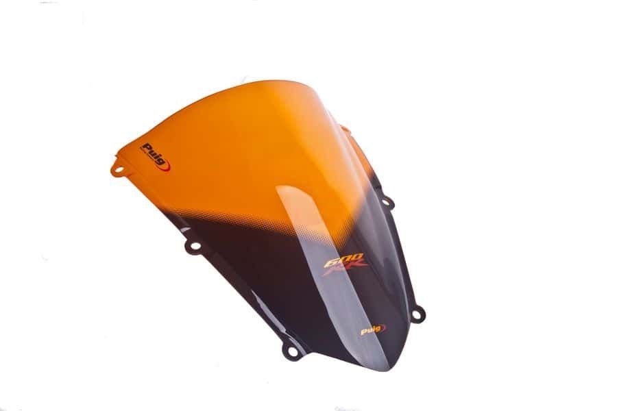 Windscreen PUIG 4356T RACING , oranžinės spalvos