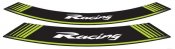 Ratlankio lipdukas PUIG 5531V RACING žalia set of 8 rim strips