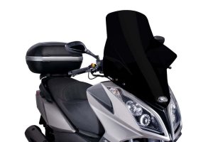 Windshield PUIG 6790N V-TECH LINE TOURING , juodos spalvos