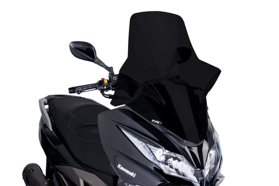 Windshield PUIG 7020N V-TECH LINE TOURING , juodos spalvos