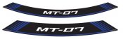 Ratlankio lipdukas PUIG 9136A MT-07 , mėlynos spalvos set of 8 rim strips