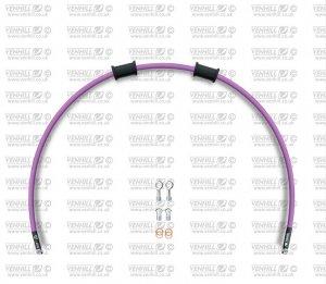 Priekinės stabdžių žarnelės komplektas Venhill SUZ-1009F-PU POWERHOSEPLUS (1 žarnelė rinkinyje) Purple hoses, chromed fittings