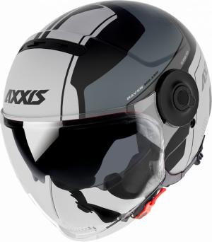 JET helmet AXXIS RAVEN SV ABS milano matt white , M dydžio