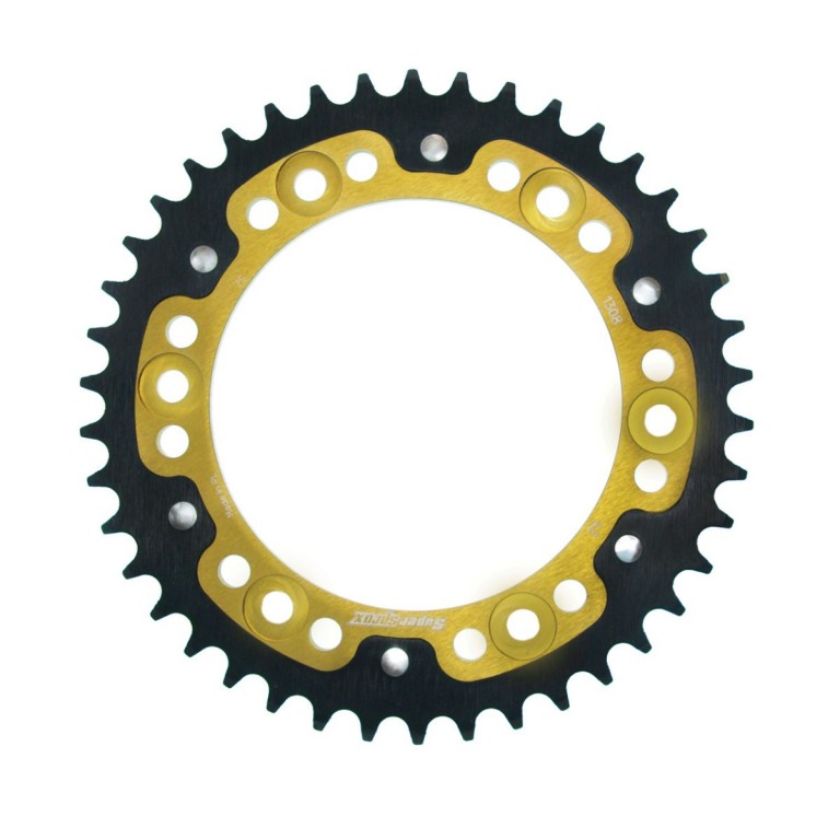 Rear sprocket SUPERSPROX RST-1308:42-GLD STEALTH , aukso spalvos 42T, 520