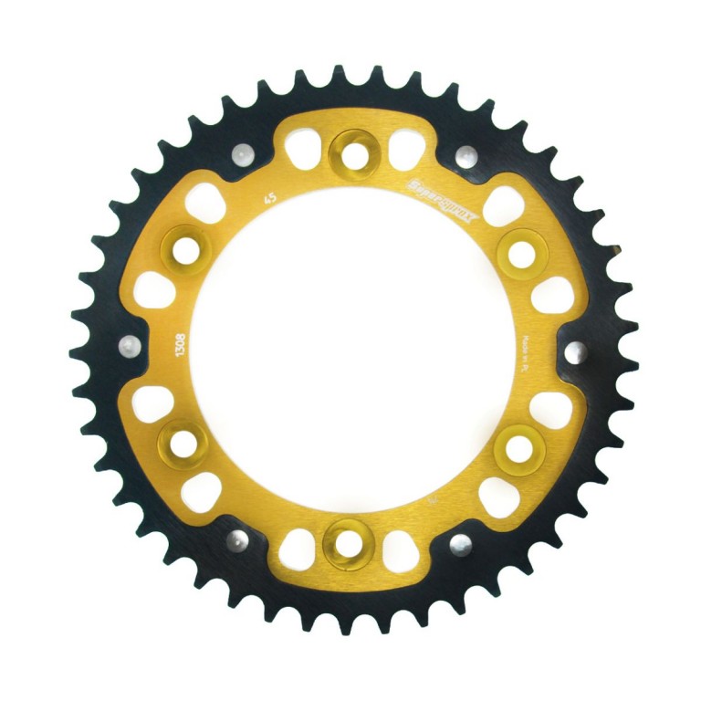 Rear sprocket SUPERSPROX RST-1308:45-GLD STEALTH , aukso spalvos 45T, 520