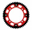 Rear sprocket SUPERSPROX RST-209:49-RED STEALTH , raudonos spalvos 49T, 420