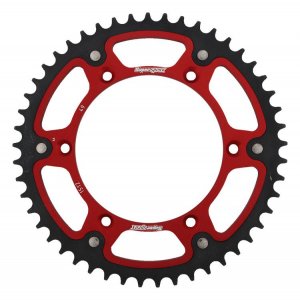 Rear sprocket SUPERSPROX STEALTH , raudonos spalvos 49T, 520