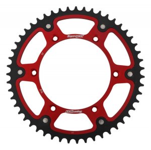 Rear sprocket SUPERSPROX STEALTH , raudonos spalvos 51T, 520