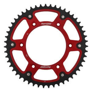 Rear sprocket SUPERSPROX STEALTH , raudonos spalvos 51T, 520