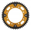 Rear sprocket SUPERSPROX RST-455:49-GLD STEALTH , aukso spalvos 49T, 420