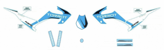 Set stickers TORROT BE95000CT-CNC-1 MOTOKROSAS KIDS