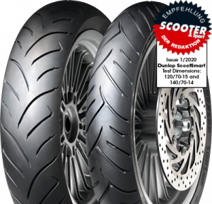 Padanga DUNLOP 120/90-10 57L TL SCOOTSMART