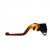 Brake Lever ACCOSSATO fixed CNC-worked aluminium, orange