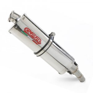 Mid-full system exhaust GPR TRIOVAL Polished Stainless Steel including removable db killer