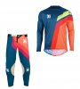 Set of MX pants and MX jersey YOKO VIILEE blue/orange; blue/orange/yellow 30 (S)