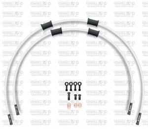 CROSSOVER Front brake hose kit Venhill SUZ-6020FB-WT POWERHOSEPLUS (2 žarnelės rinkinyje) White hoses, black fittings