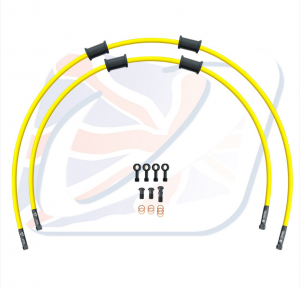 CROSSOVER Front brake hose kit Venhill SUZ-6020FB-YE POWERHOSEPLUS (2 žarnelės rinkinyje) Yellow hoses, black fittings